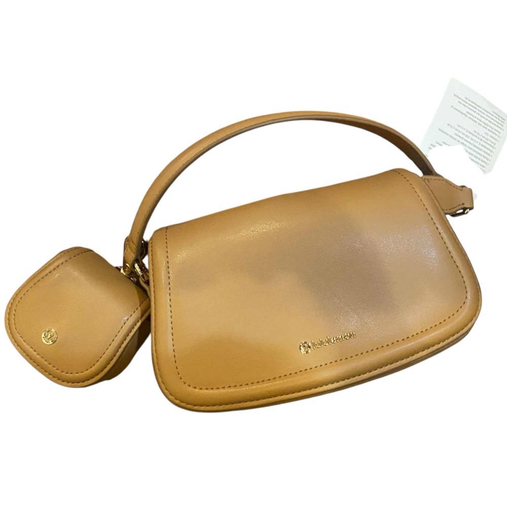 NWT Lululemon cactus leather mini bag CHESTNUT BROWN